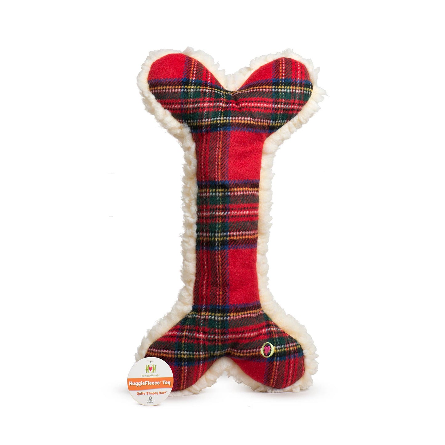 Tartan Tidings Collection HuggleFleece® Bone
