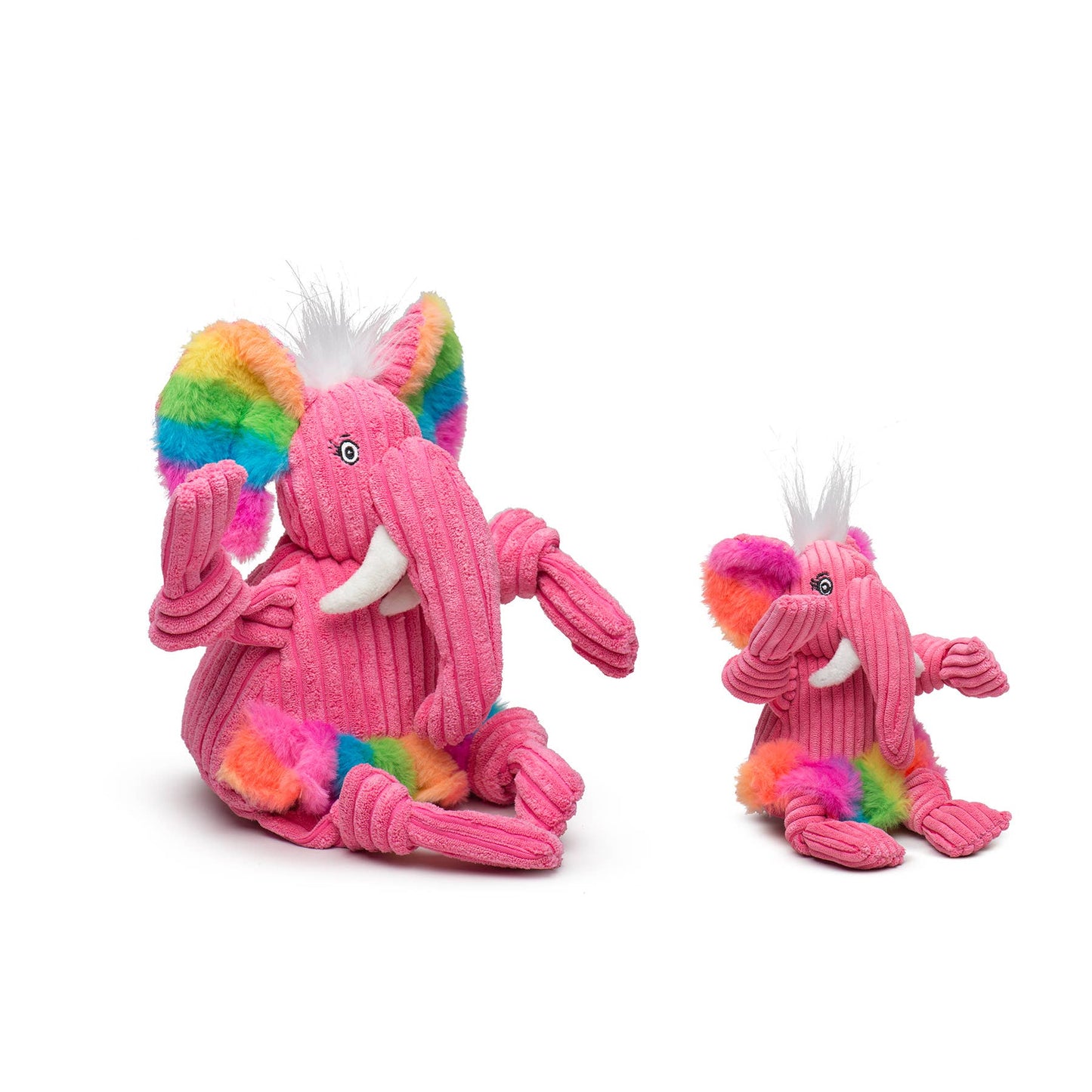 Rainbow Pride Elephant Knottie® Plush Dog Toy