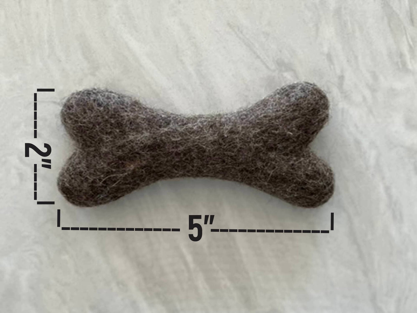 Felt Bone Dog Toy
