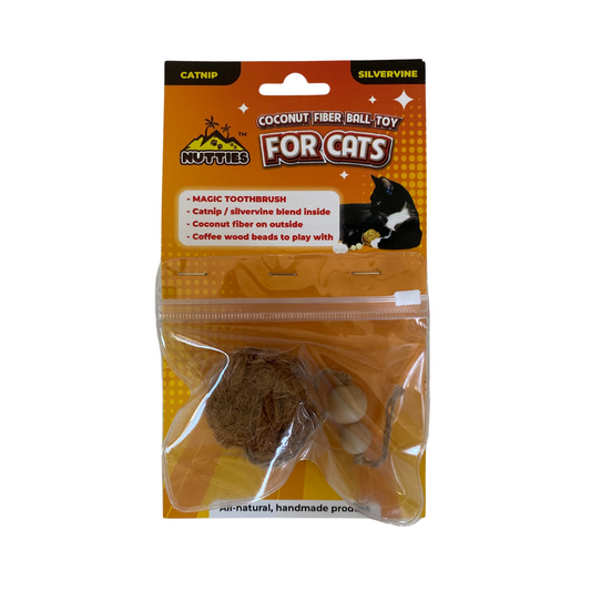 Coconut Husk Ball Toy for Cats