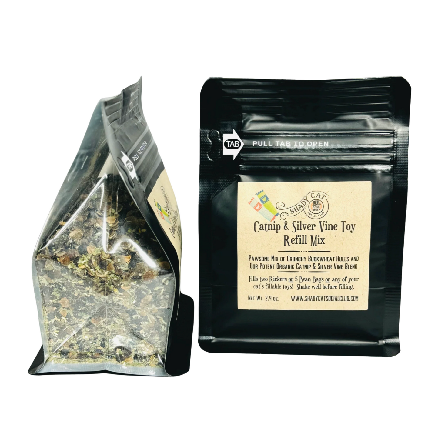 Toy Refill for Catnip and Silvervine Bean Bags and Kickers