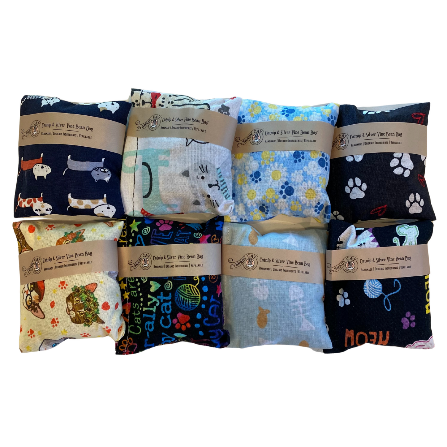 Catnip & Silvervine Bean Bag Toy