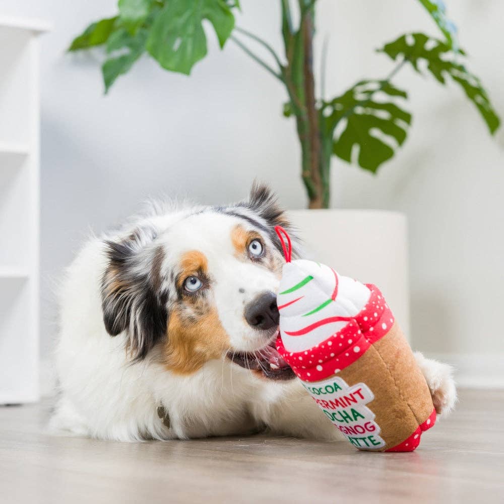 Latte My Way Dog Toy (Double Sided)