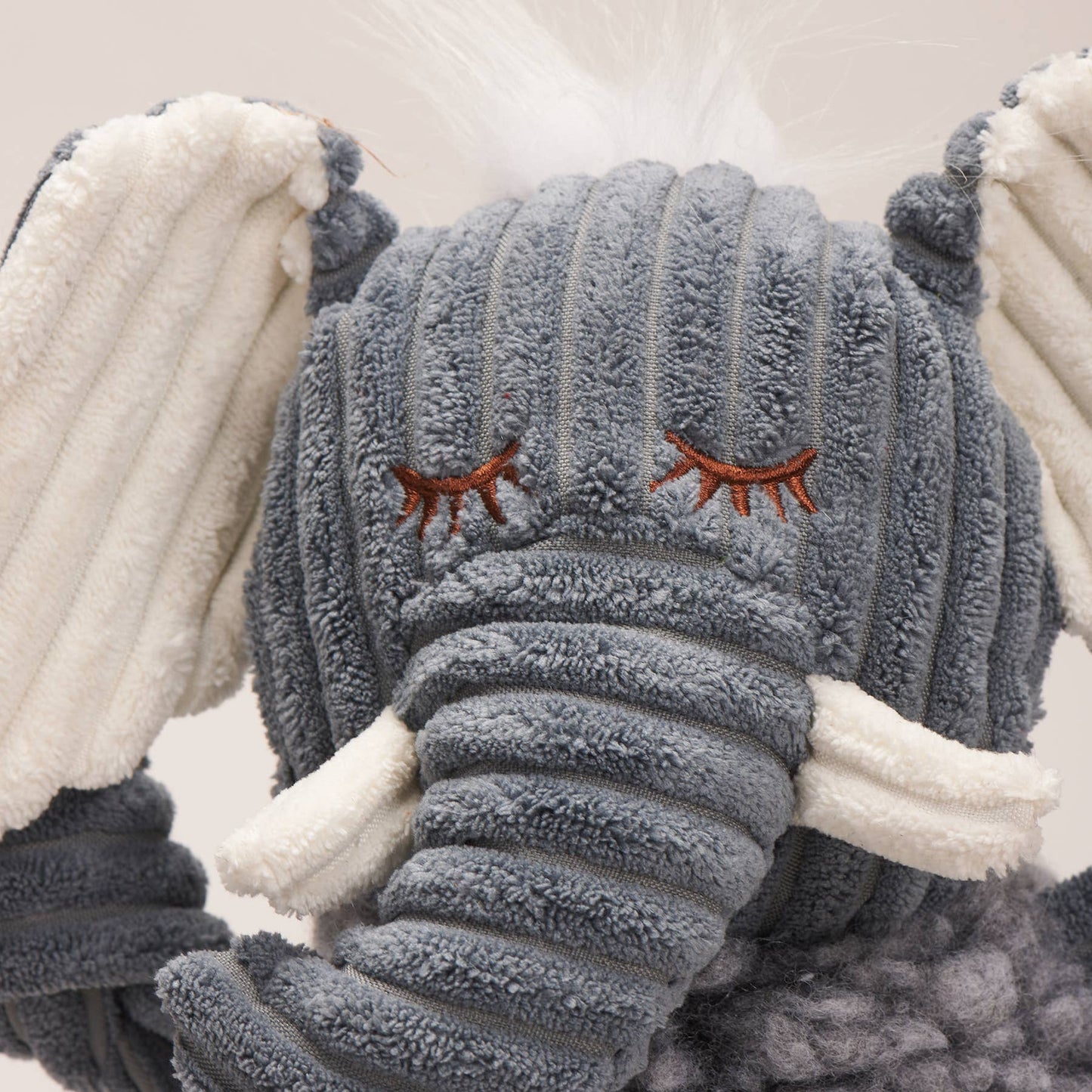 Ellamae Elephant HuggleFleece® FlufferKnottie™ Plush Dog Toy