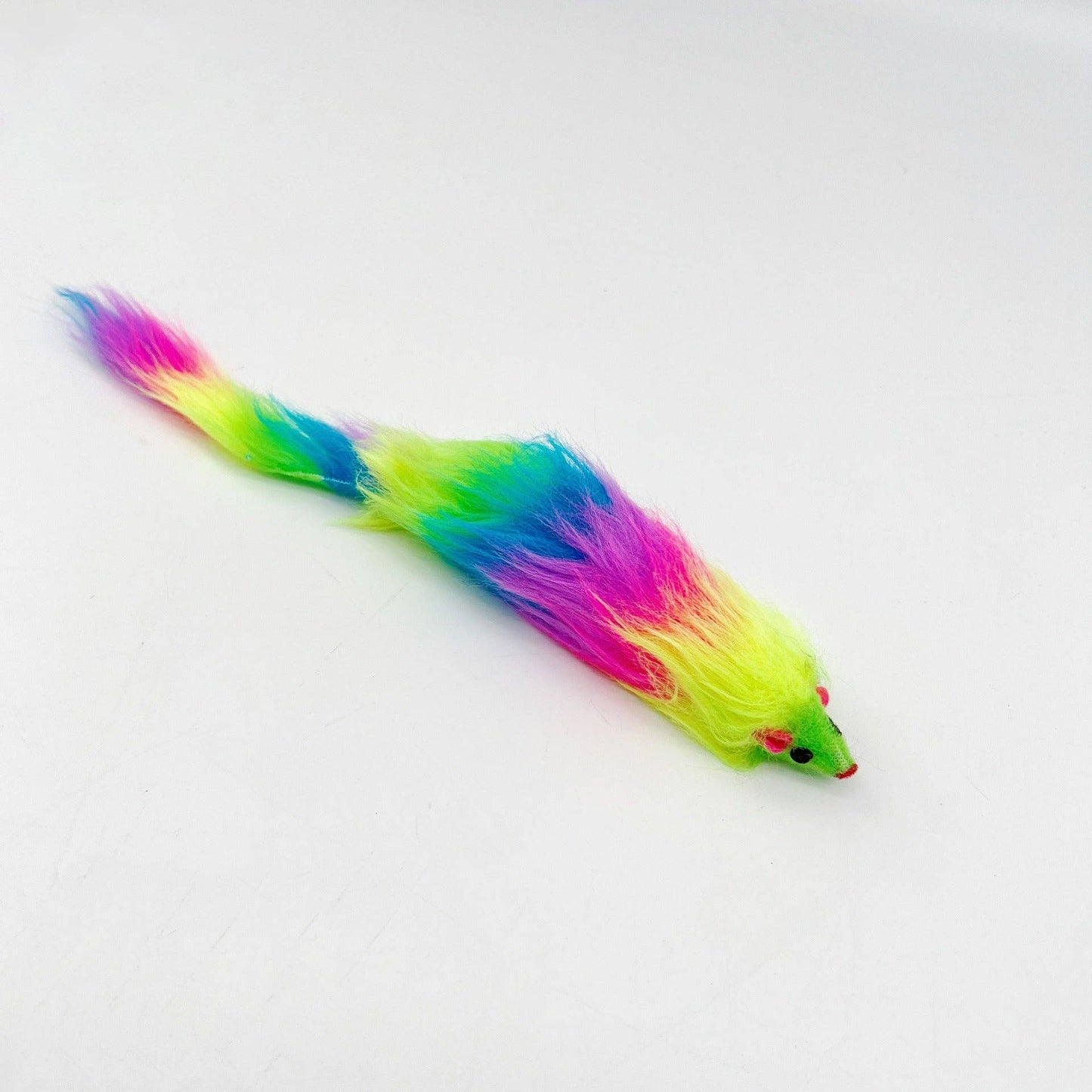 Moo - Rainbow Furry Mouse Toy