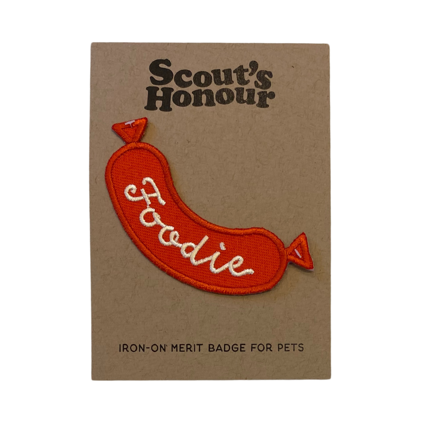 Foodie Iron-On Merit Badge for Pets