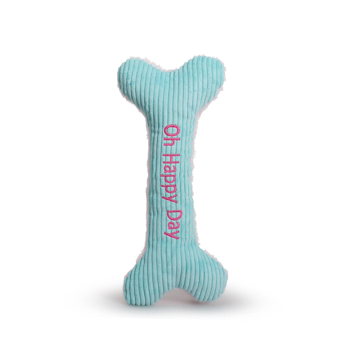 Oh Happy Day! 12" Birthday Bone Plush Dog Toy