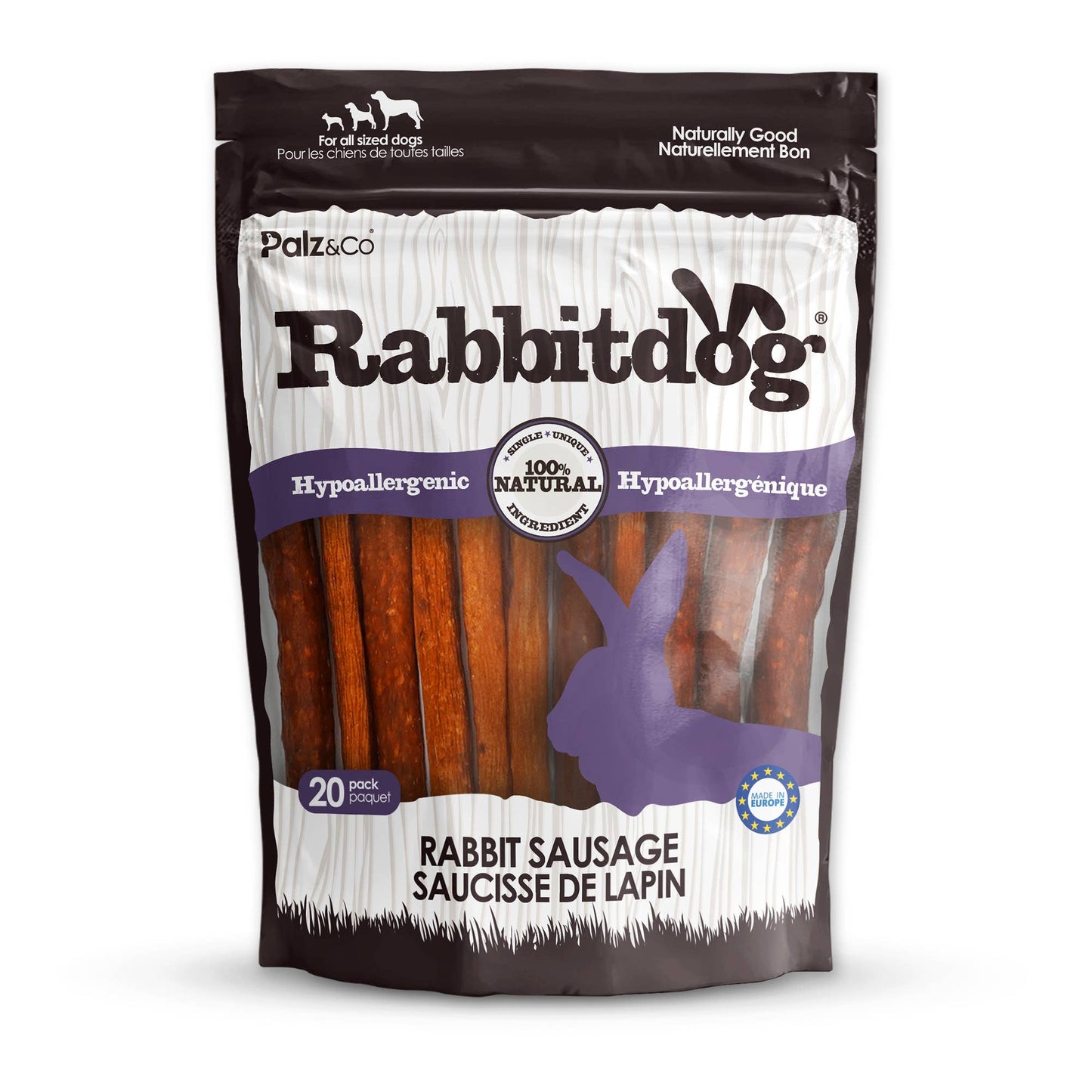 Rabbitdog Rabbit Sausage Dog Treats
