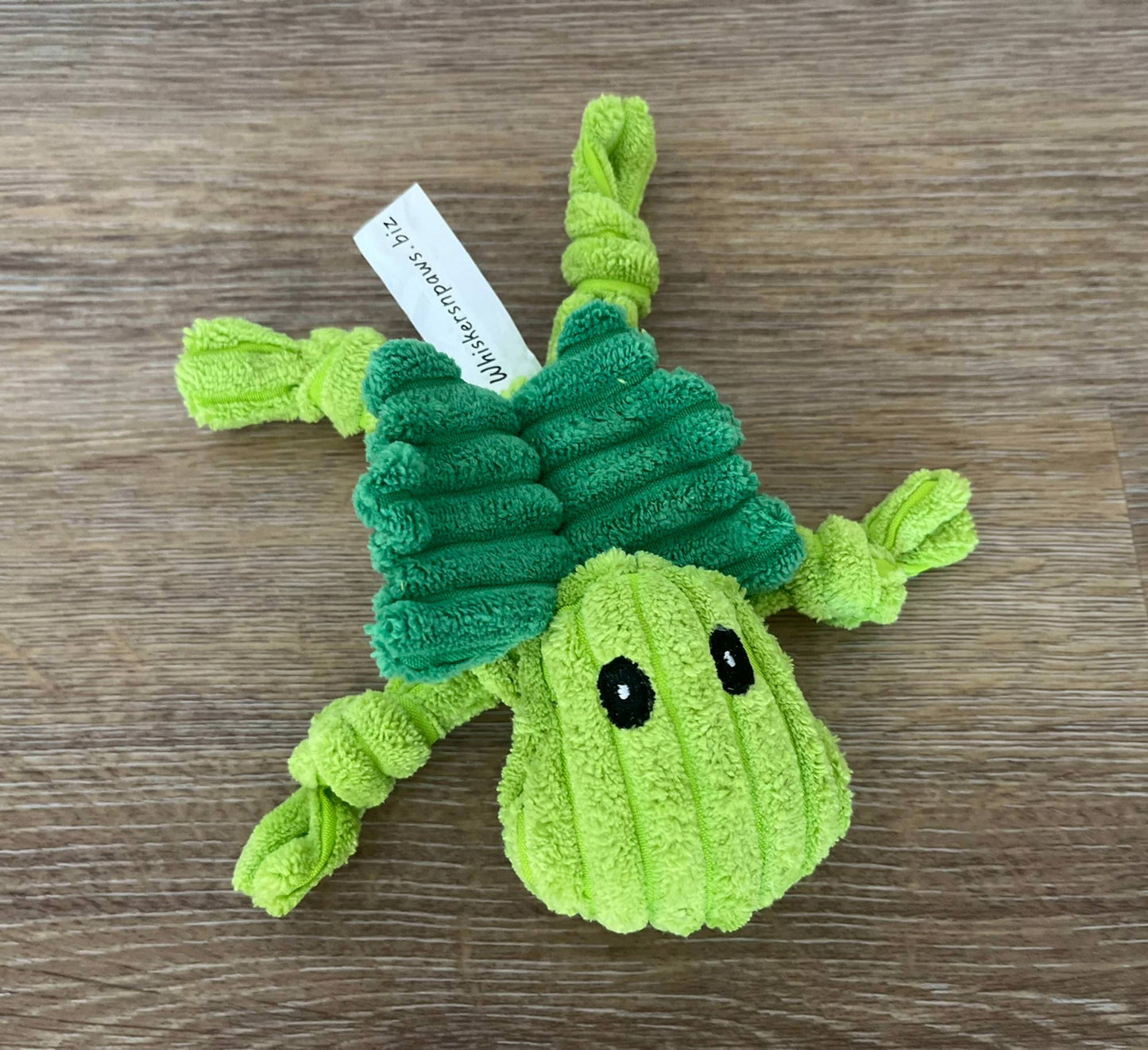Hopper, Winged Grasshopper, Corduroy Squeaker Dog Toy