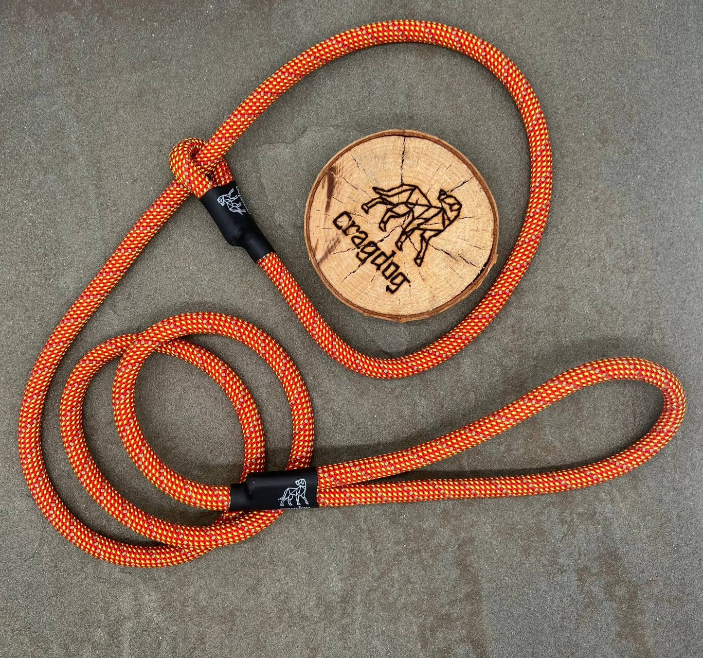 Slip Dog Leash - Upcycled Climbing Rope - Random Color