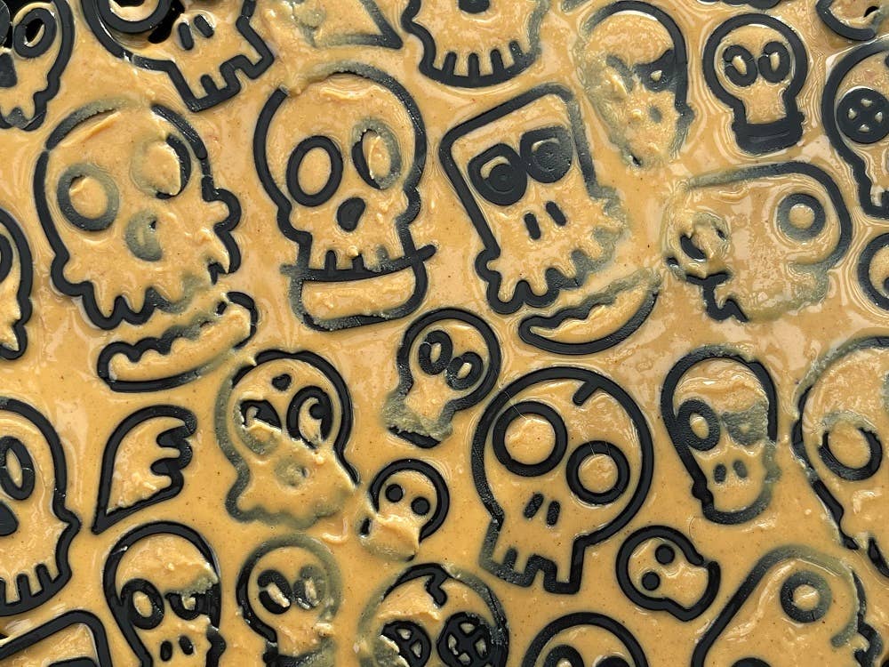 Zombie Halloween Emat Enrichment Licking Mat