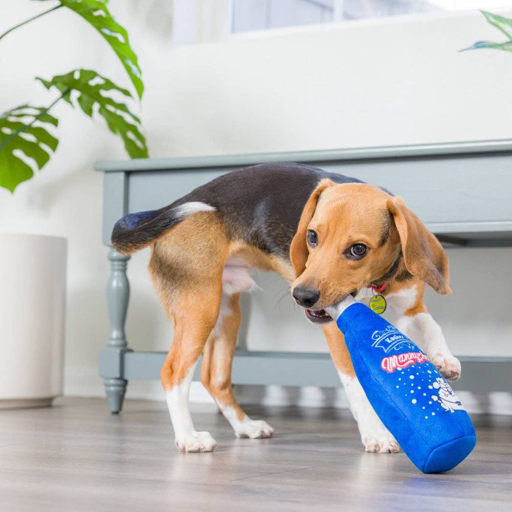 Mannychewsit Wine Dog Toy (Double Sided)