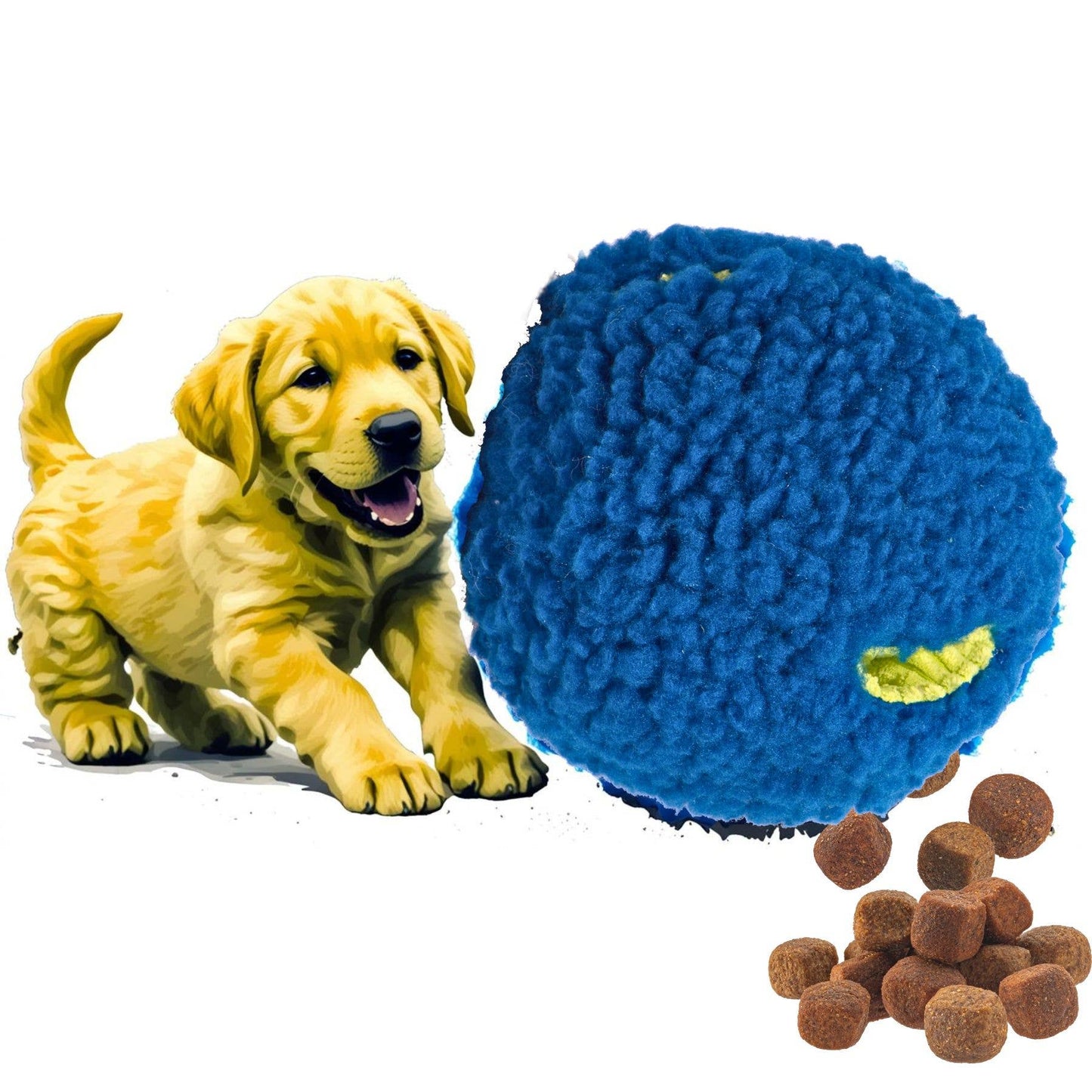HuggleSnuffles™ HuggleFleece® Treat Trap - Treat Dispensing