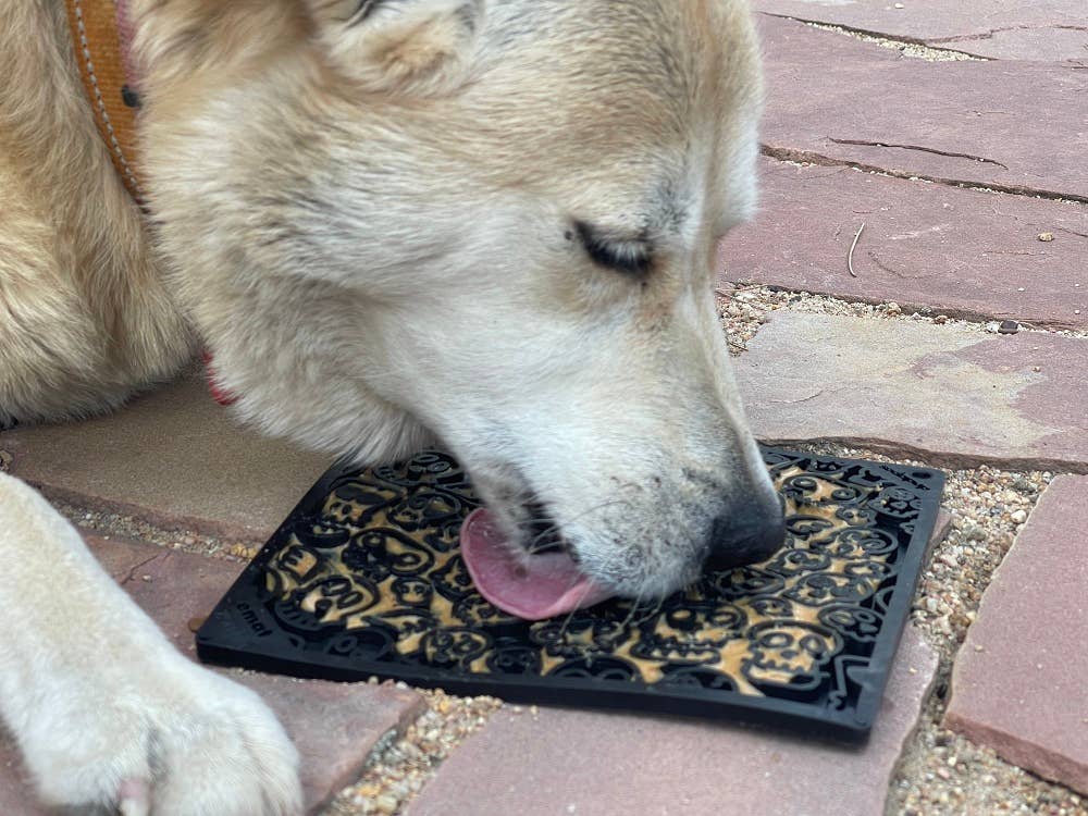 Zombie Halloween Emat Enrichment Licking Mat