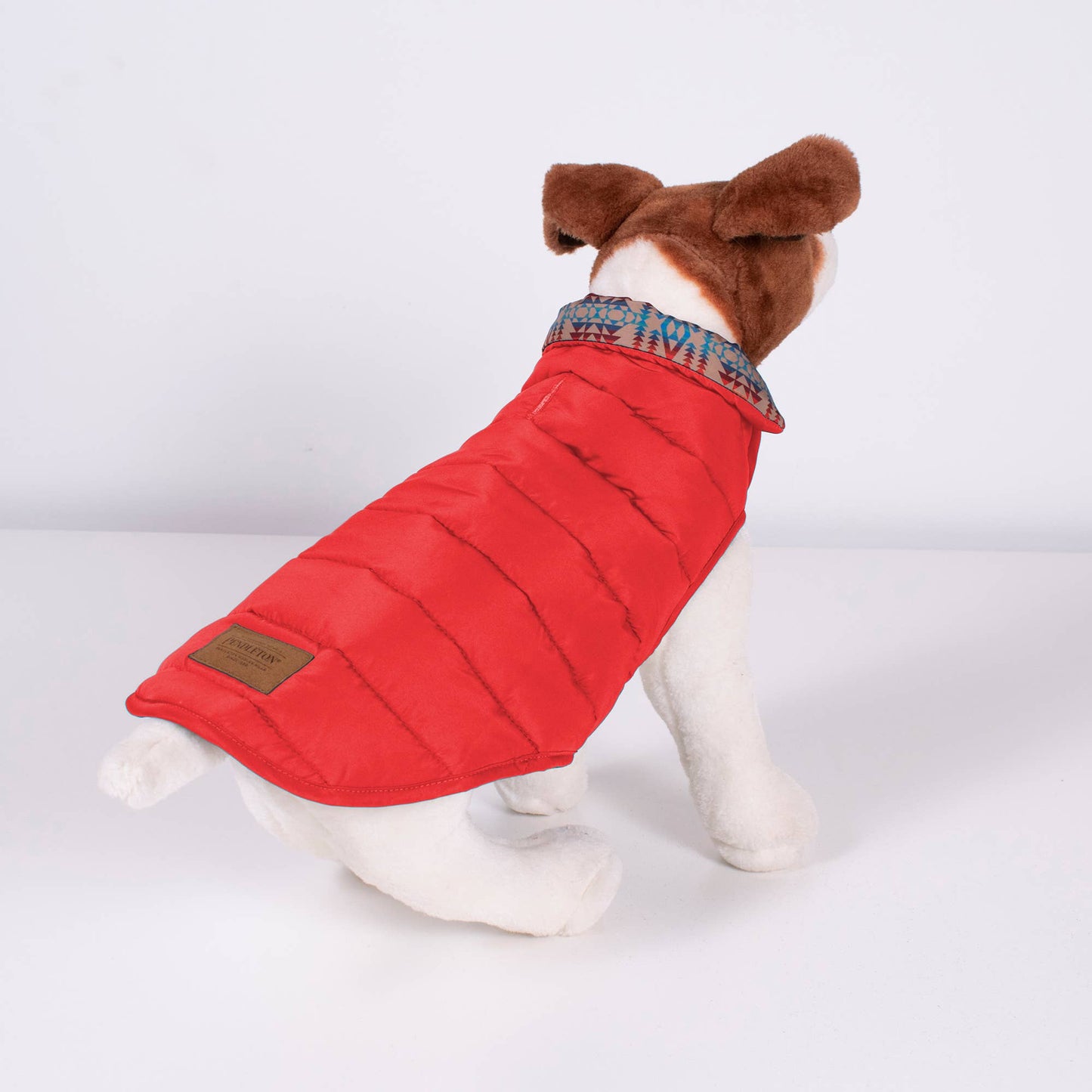 Pendleton Puffer Style Adjustable Dog Coat - Pilot Rock