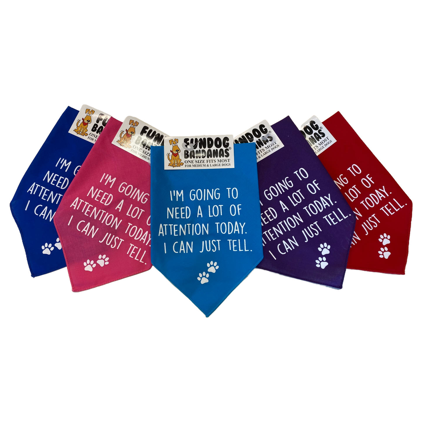 I'm Going to Need a Lot of Attention Dog Bandana
