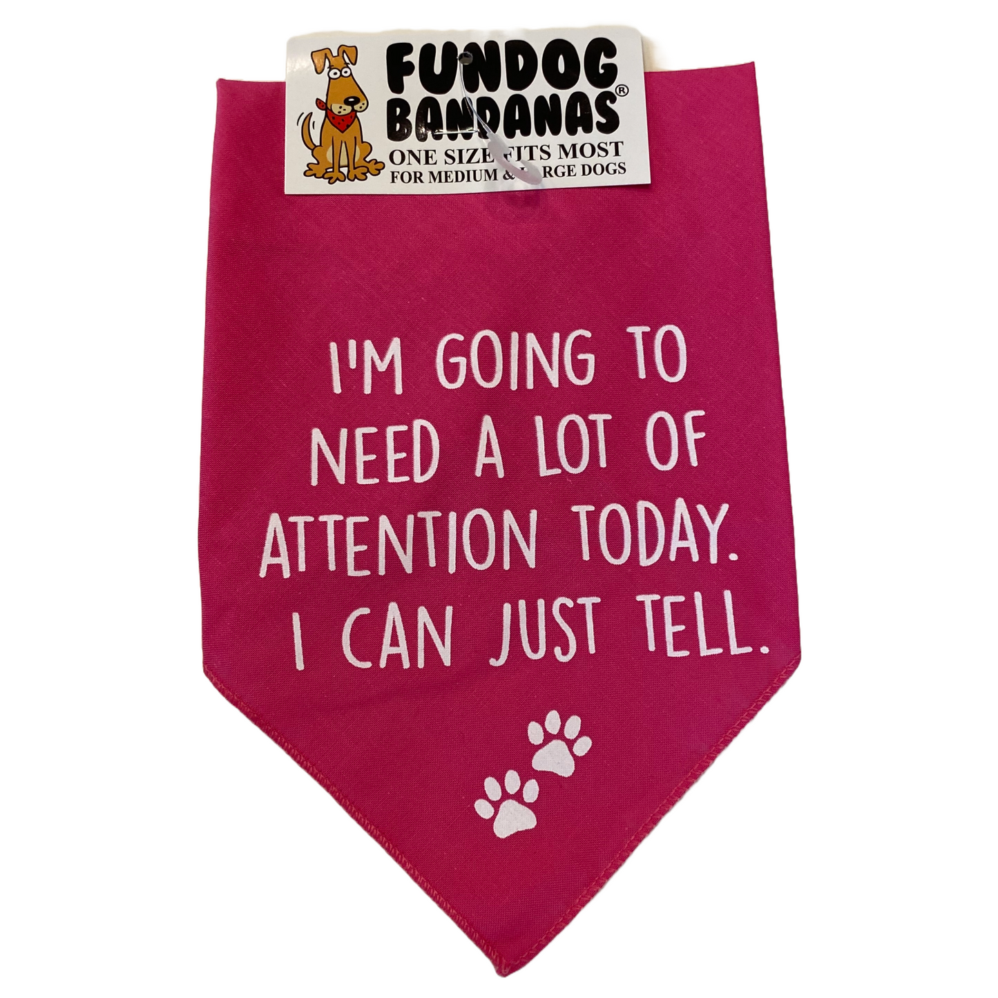 I'm Going to Need a Lot of Attention Dog Bandana