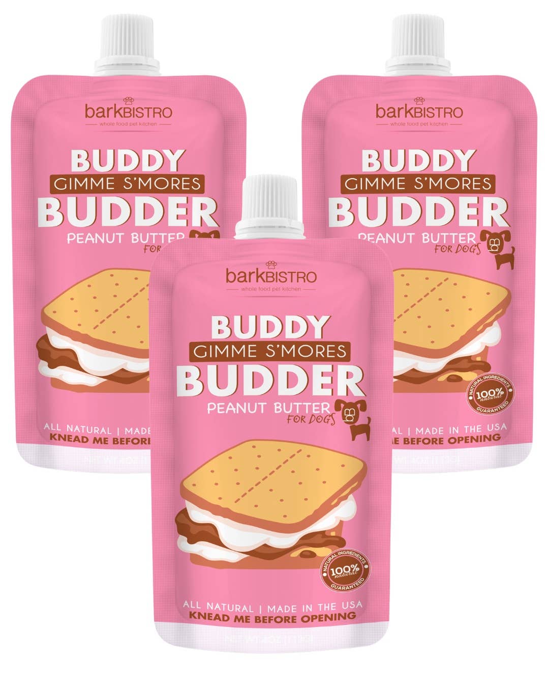 Gimme S'mores Dog Peanut Butter - 4 oz squeeze pouch