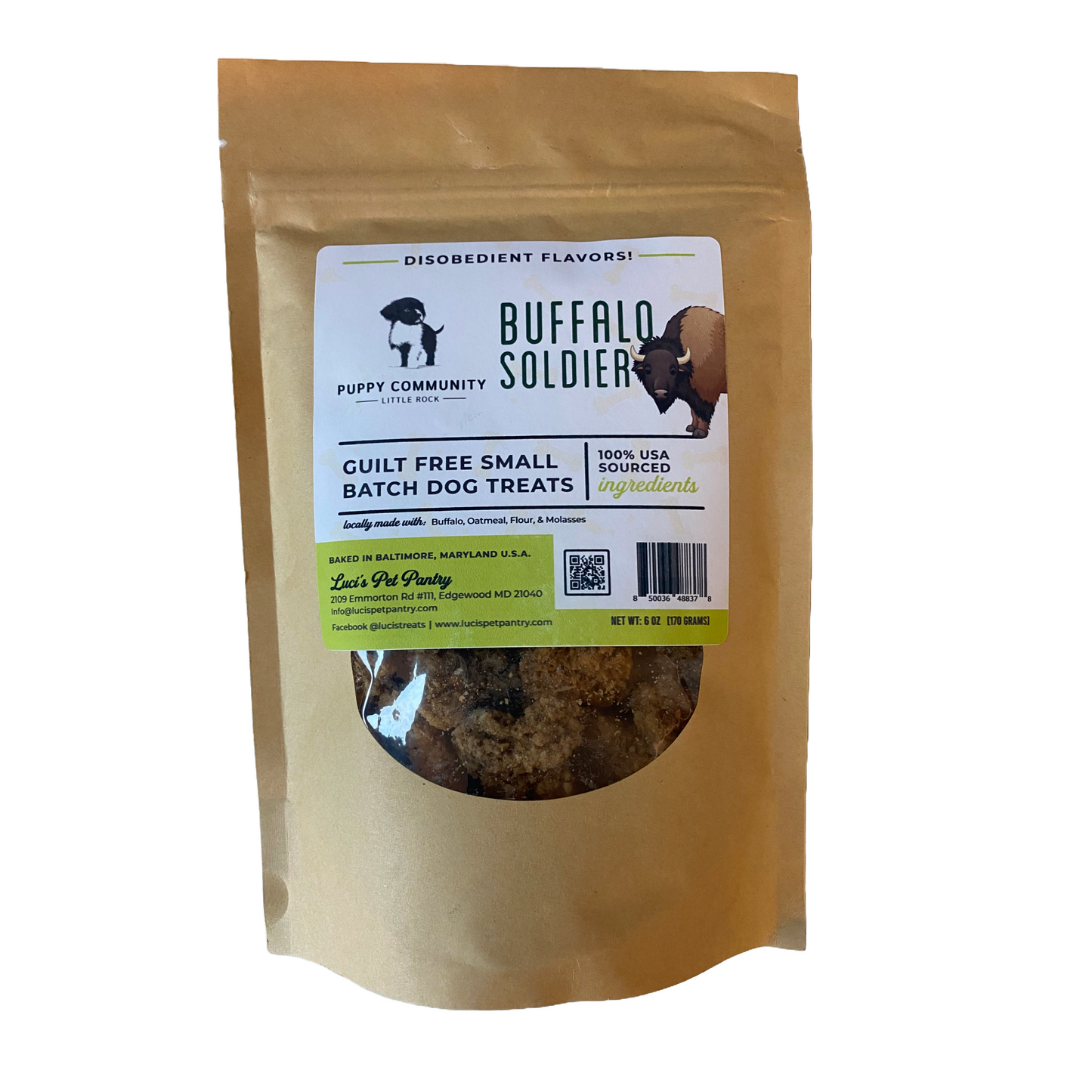 Buffalo Soldier Dog Biscuits