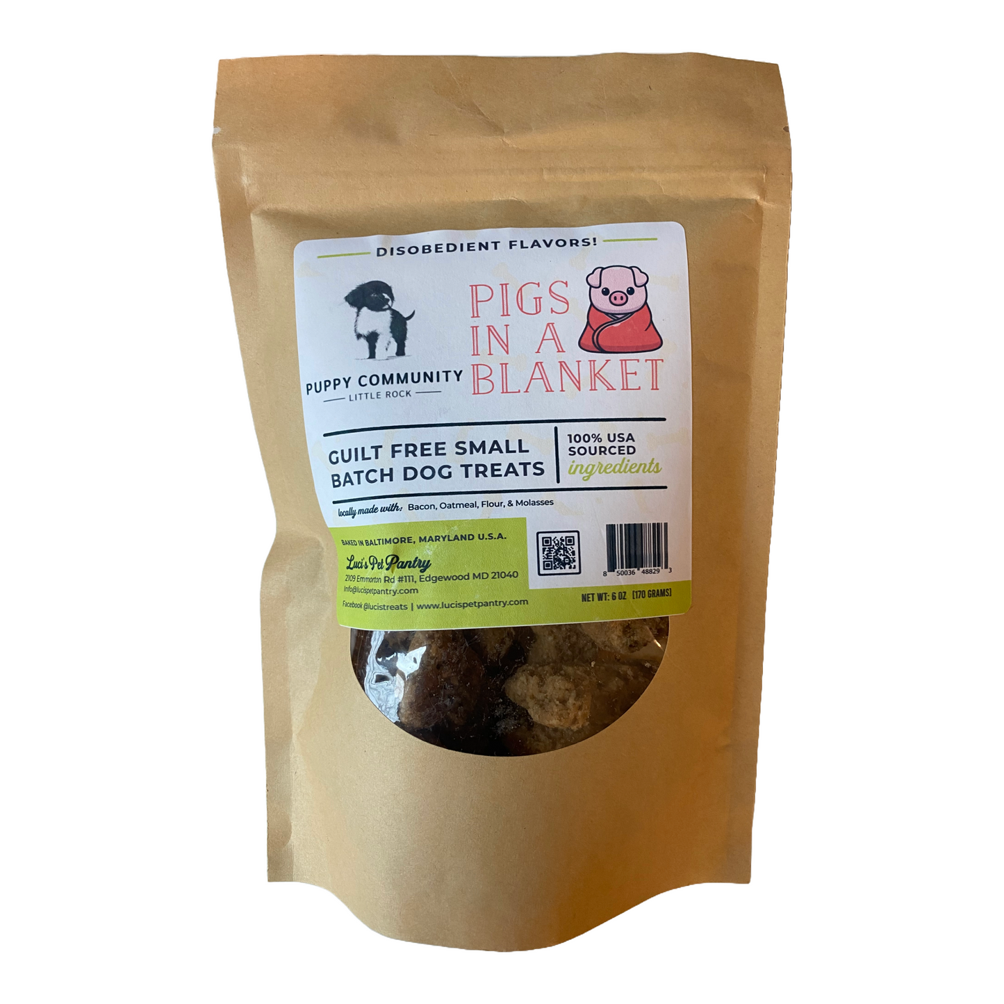 Pigs In A Blanket Dog Biscuit