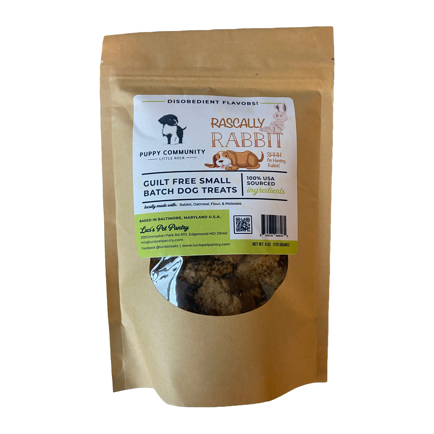 Rascally Rabbit Dog Biscuits
