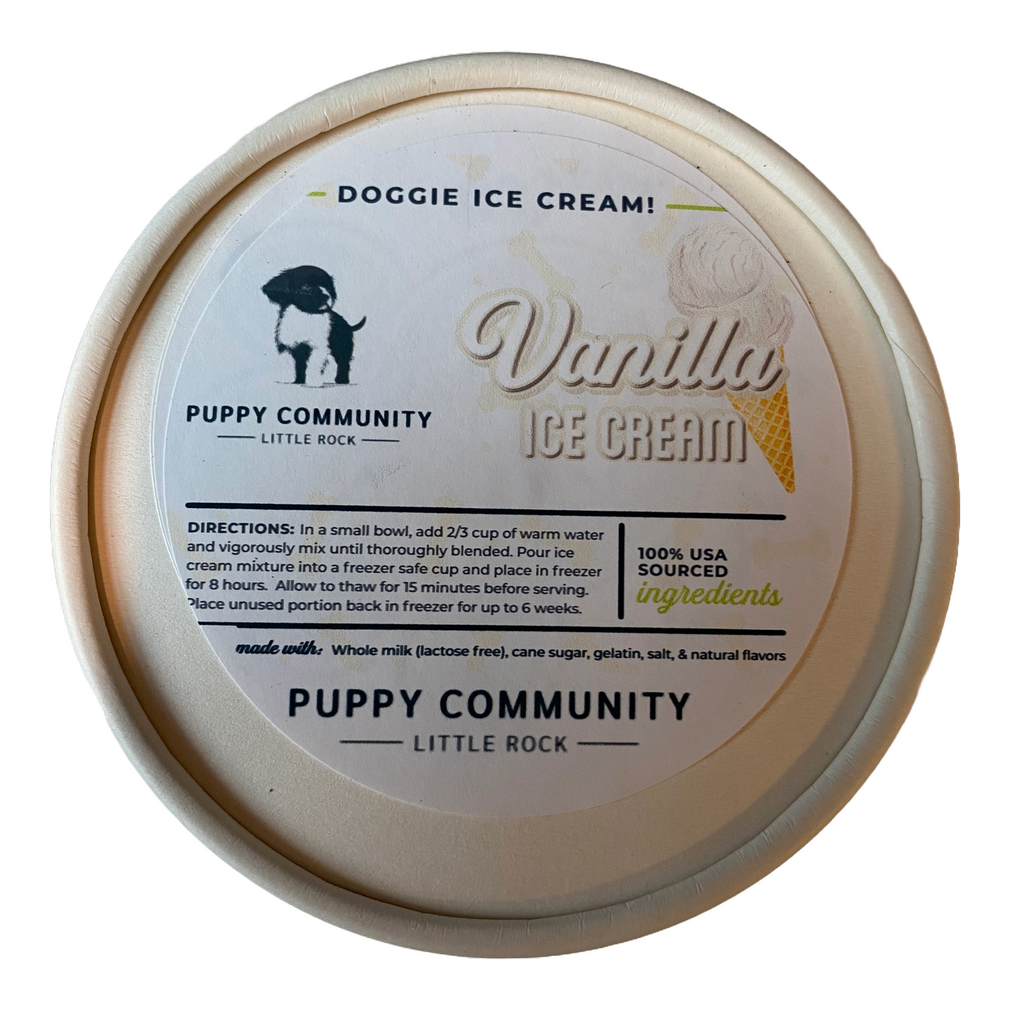 Vanilla Doggie Ice Cream
