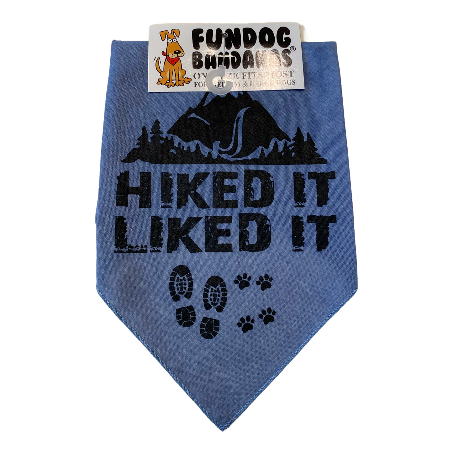 Hiked It Liked It Dog Bandana