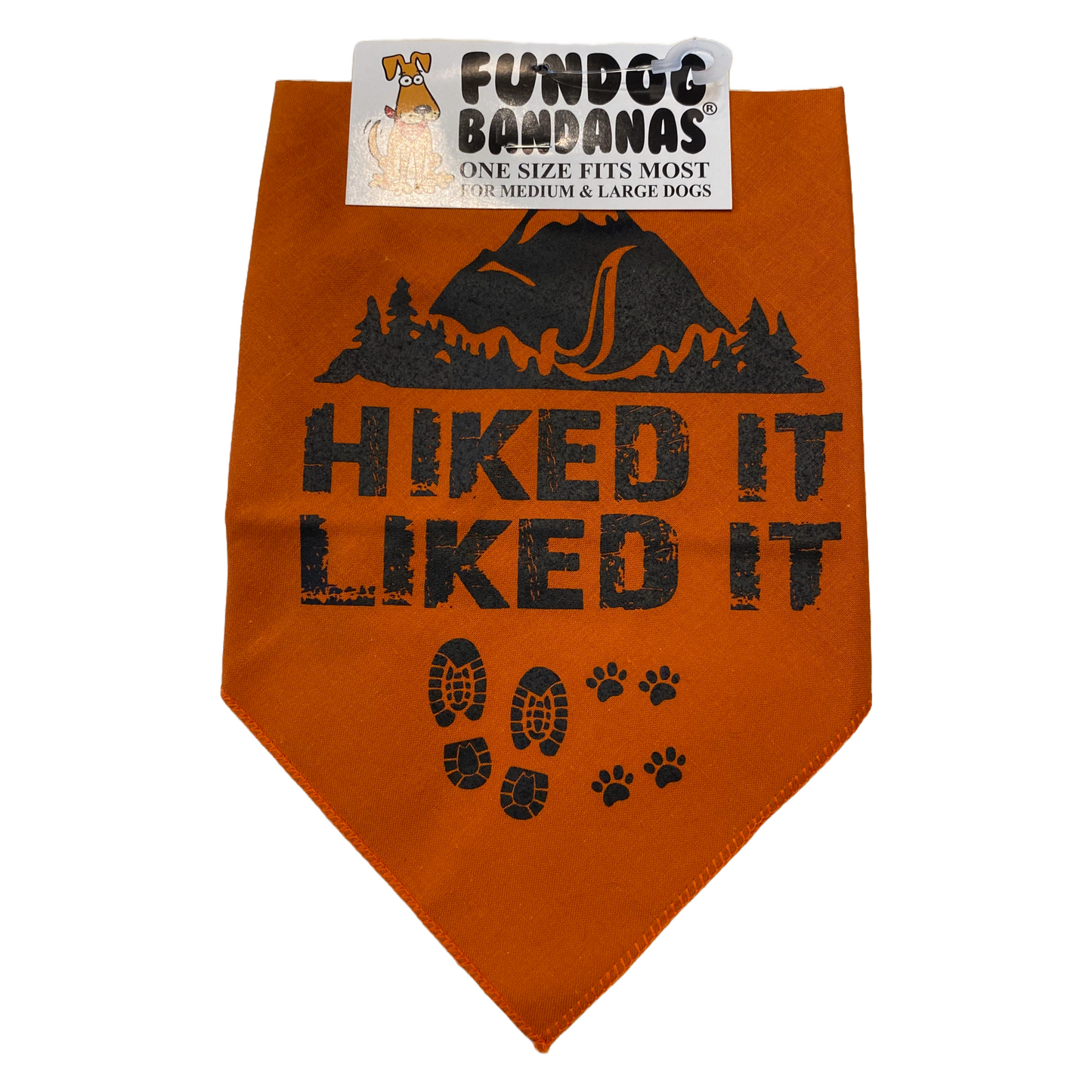 Hiked It Liked It Dog Bandana
