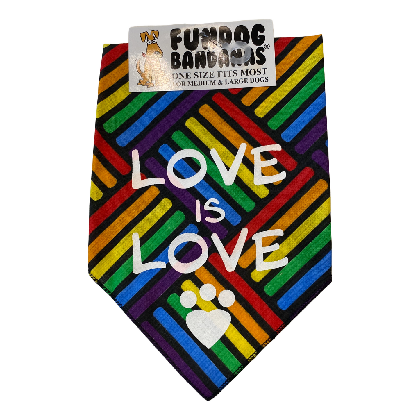Love is Love Dog Bandana