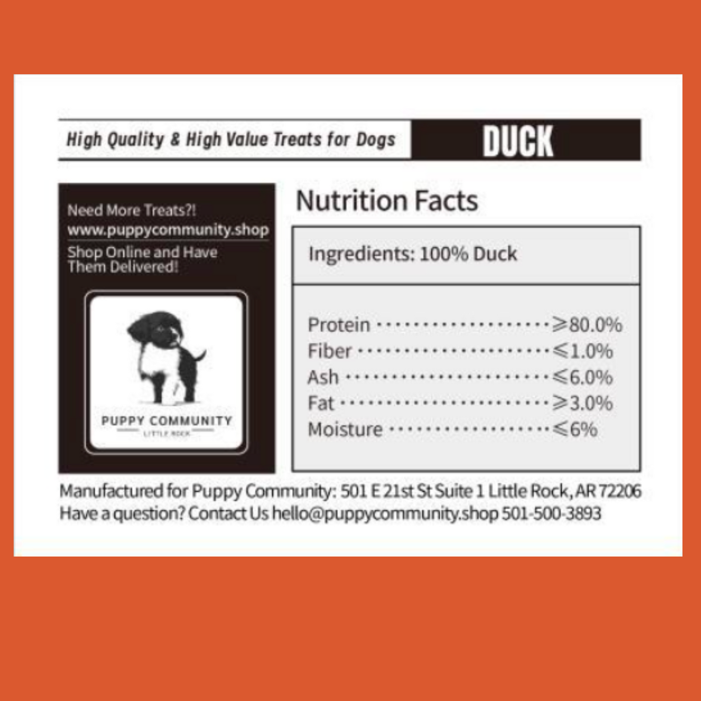 Duck Treats by Puppy Community