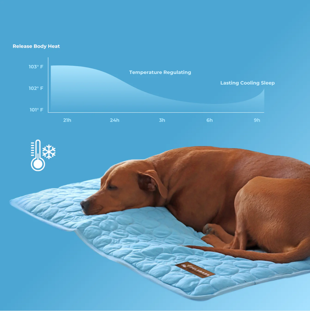 Cooling Mat Heat Relief - Pelsbarn