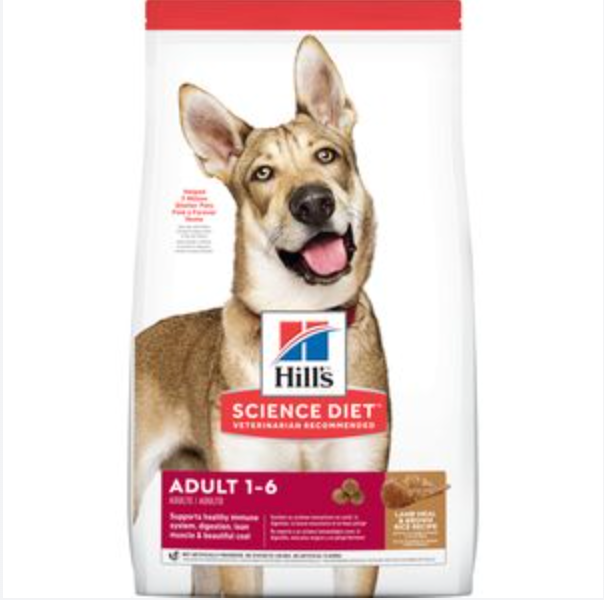 Hill's Science Diet Adult Dry Dog Food, Lamb Meal & Brown Rice Recipe