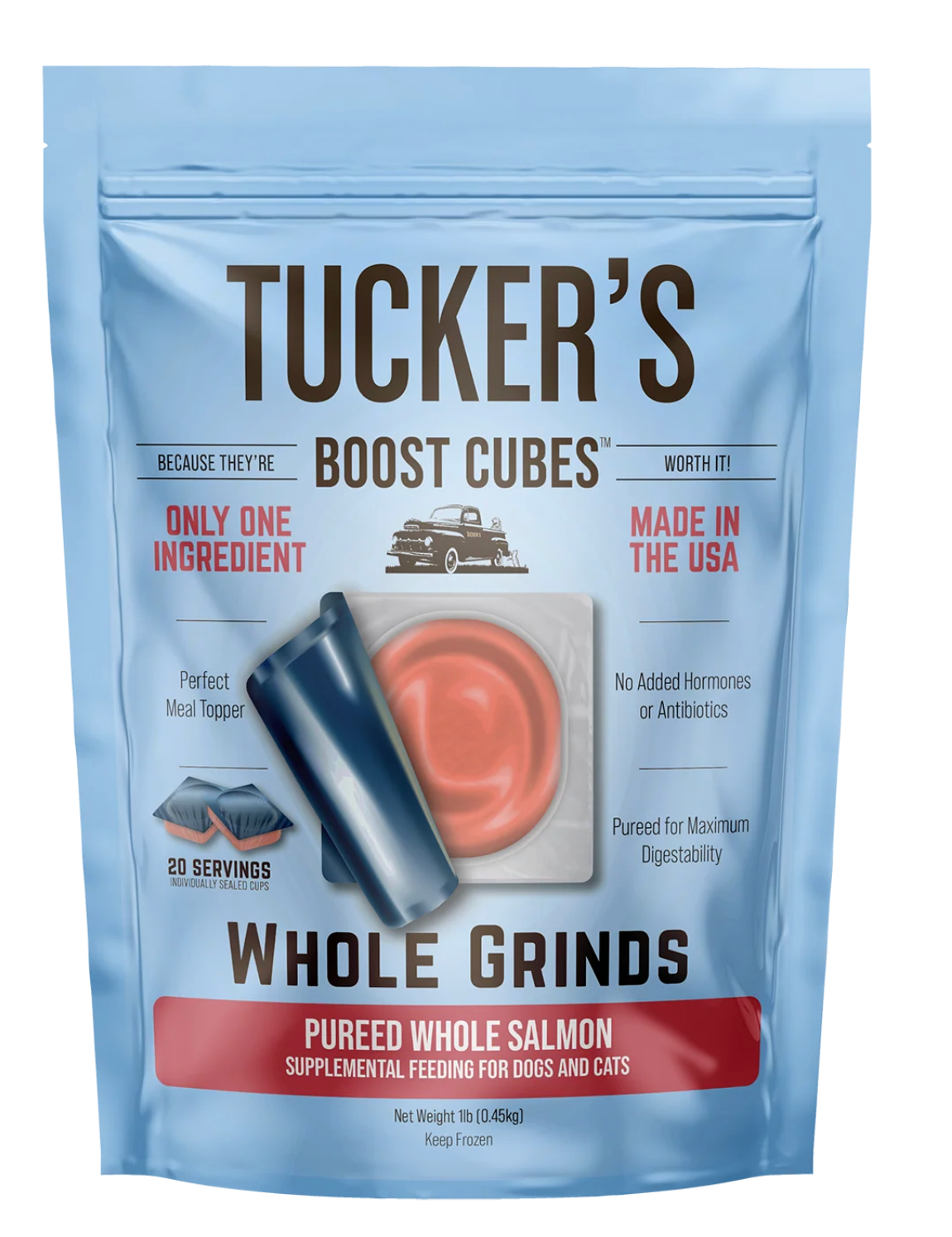 Tucker's Whole Grinds Salmon Boost Cubes