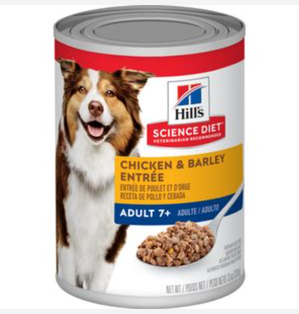 Hill's Science Diet Adult 7+ Canned Dog Food, Entree Loaf 13 oz