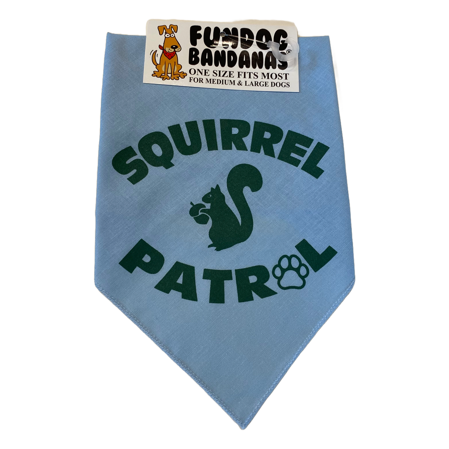 Squirrel Patrol Dog Bandana