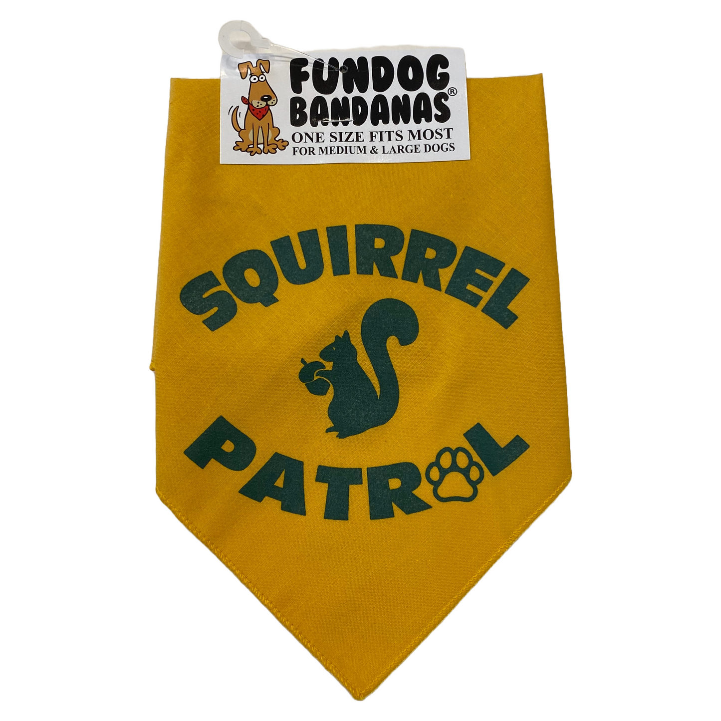 Squirrel Patrol Dog Bandana