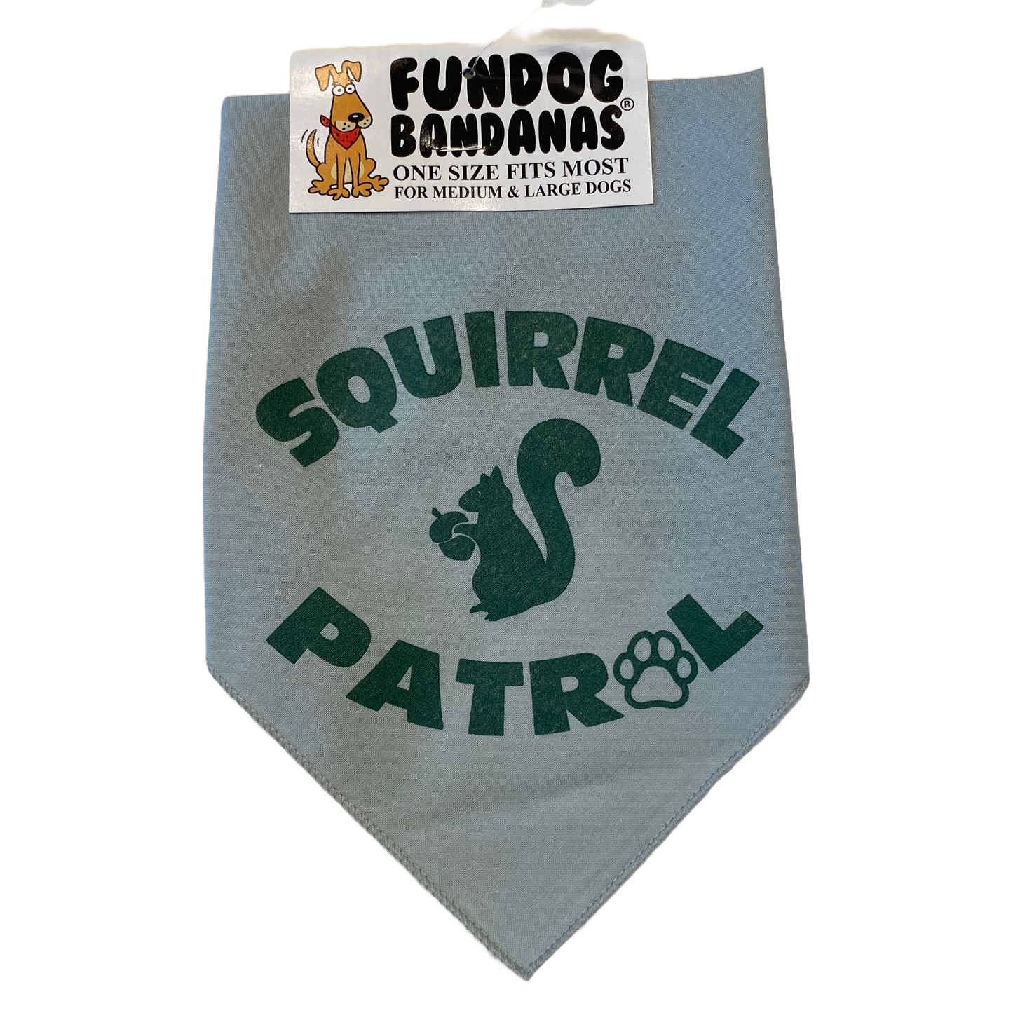 Squirrel Patrol Dog Bandana