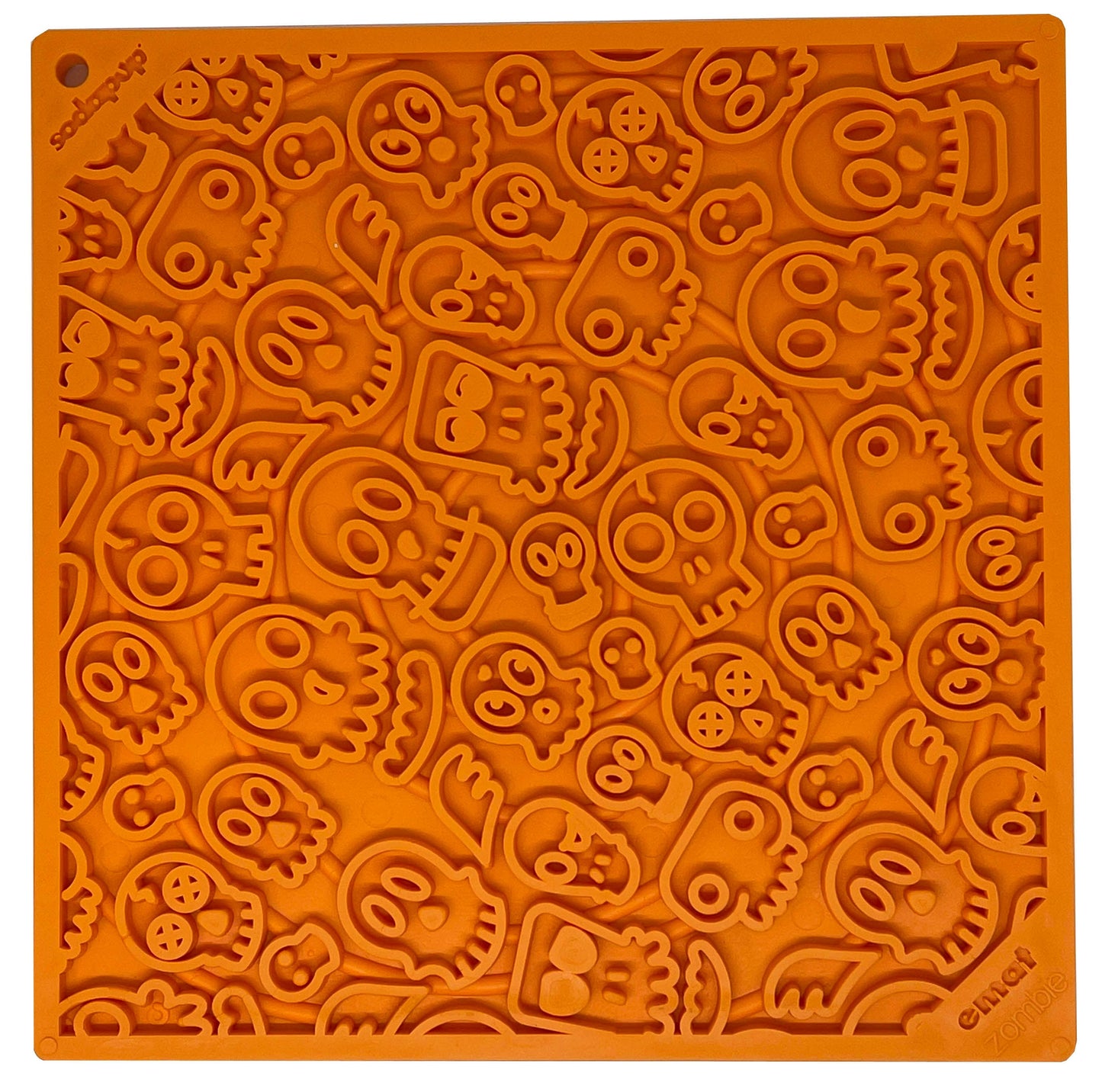 Zombie Halloween Emat Enrichment Licking Mat
