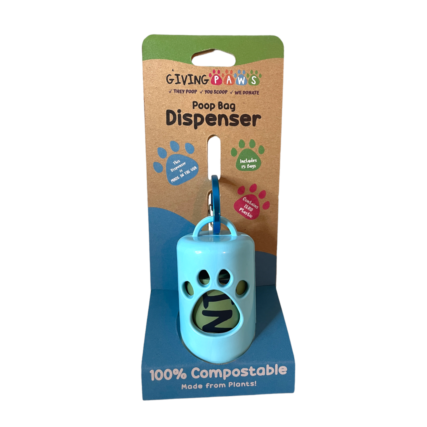 Compostable Poop Bag Dispenser