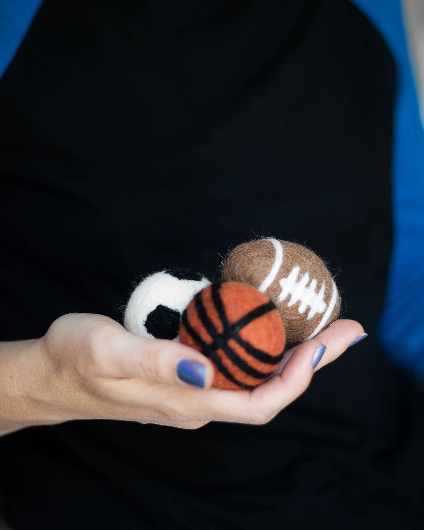 Sporty Felt Wool Eco Pet Toys