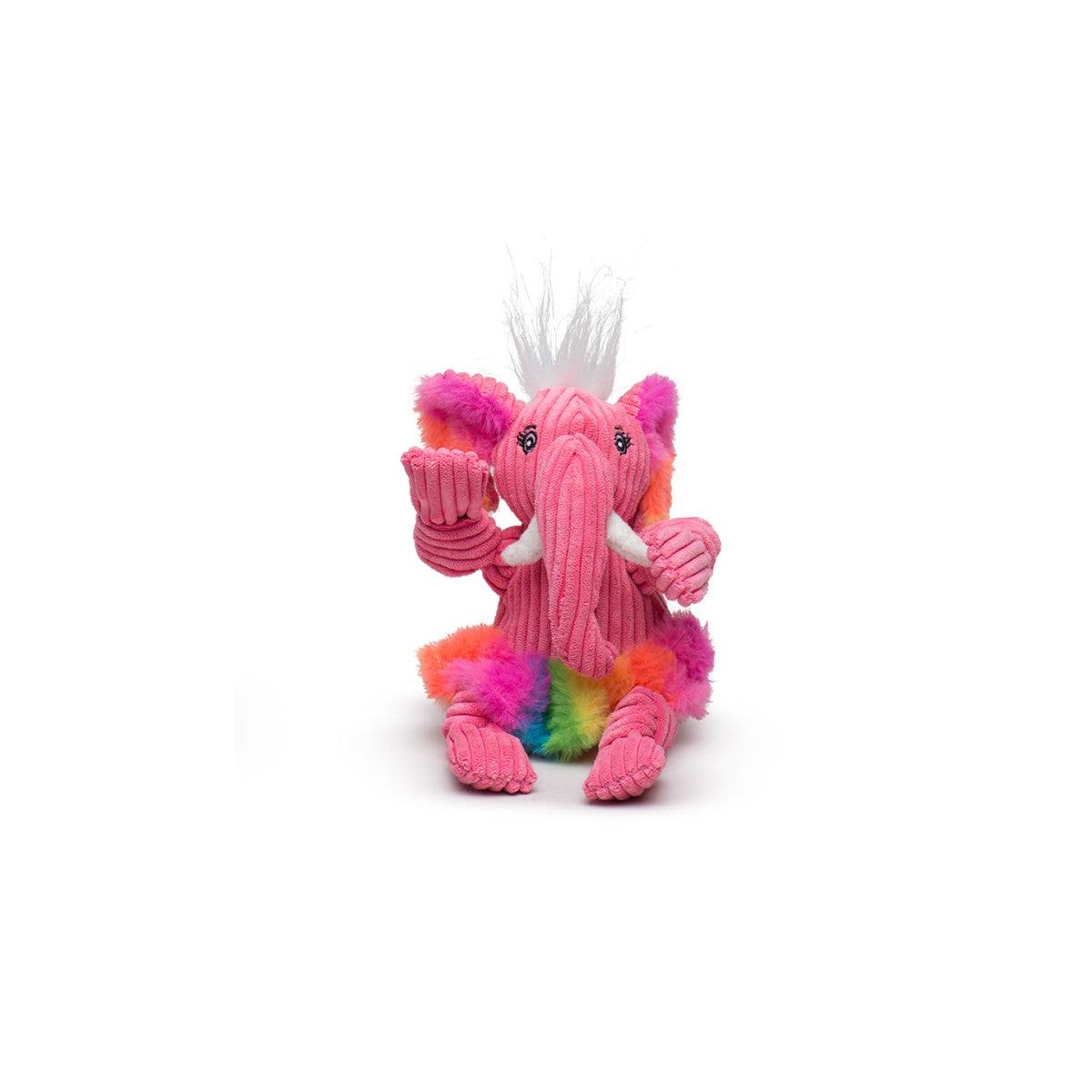 Rainbow Pride Elephant Knottie® Plush Dog Toy