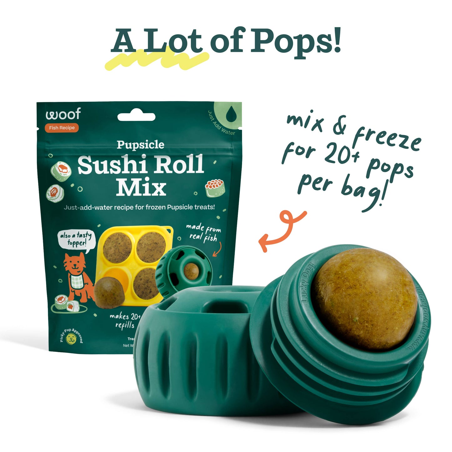 Pupsicle Treat Mix - Sushi Roll