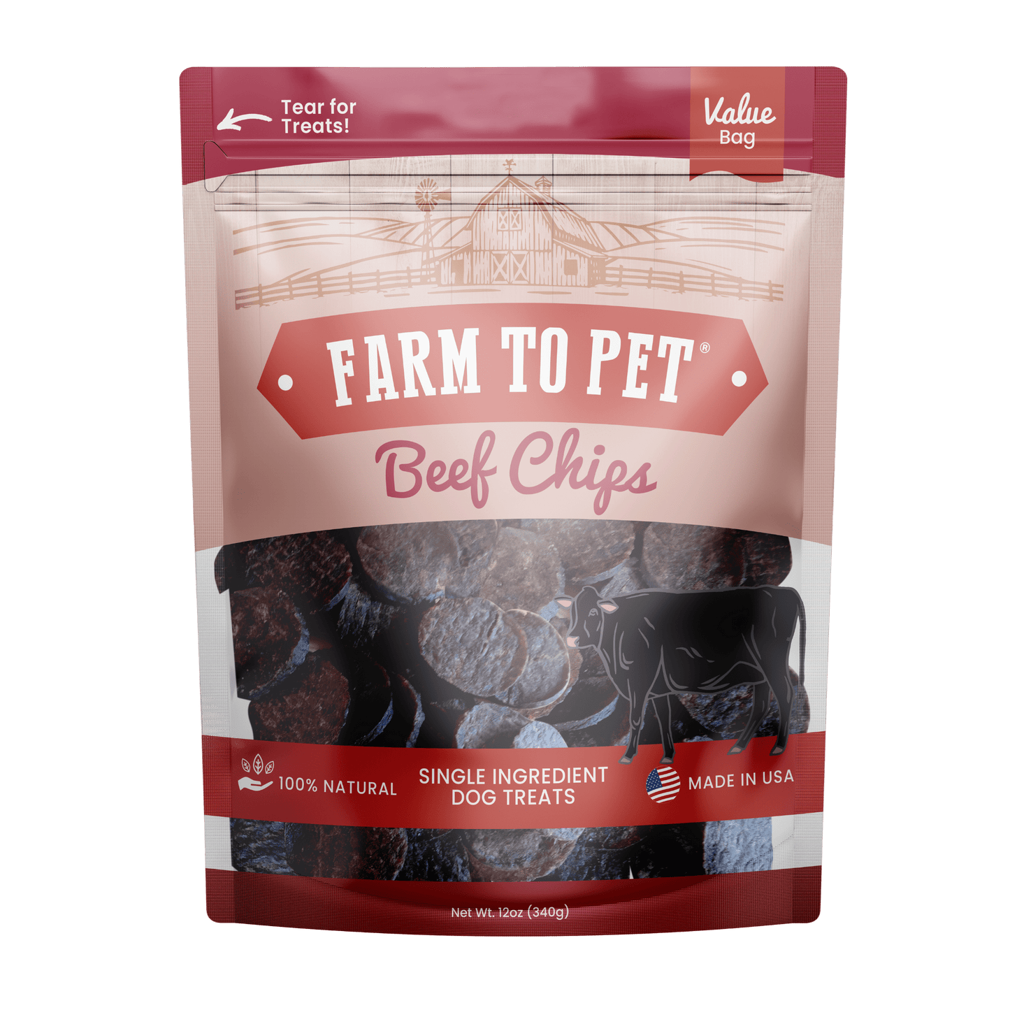 Beef Chips Dog Treats