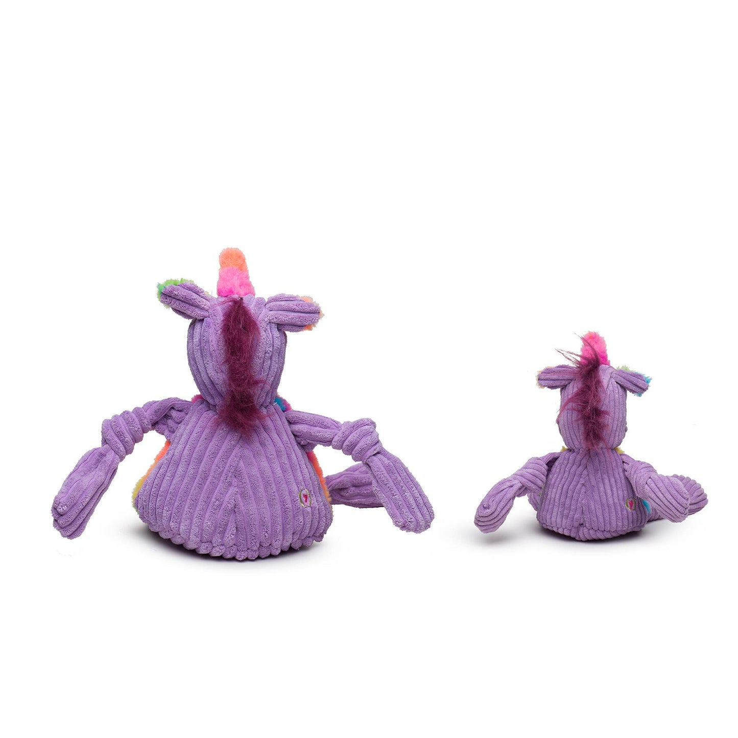 Rainbow Pride Unicorn Knottie® Plush Dog Toy