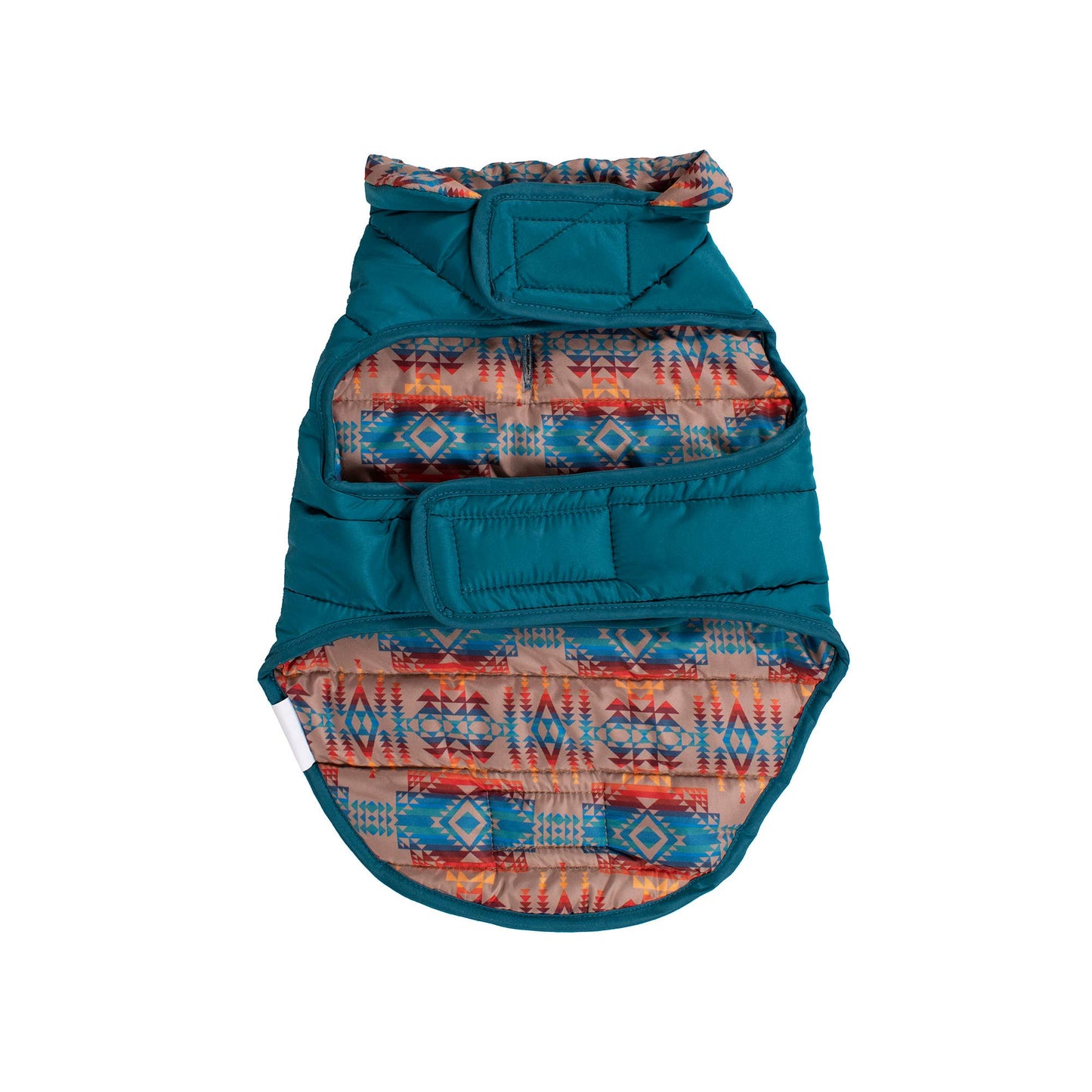 Pendleton Puffer Style Adjustable Dog Coat - Pilot Rock
