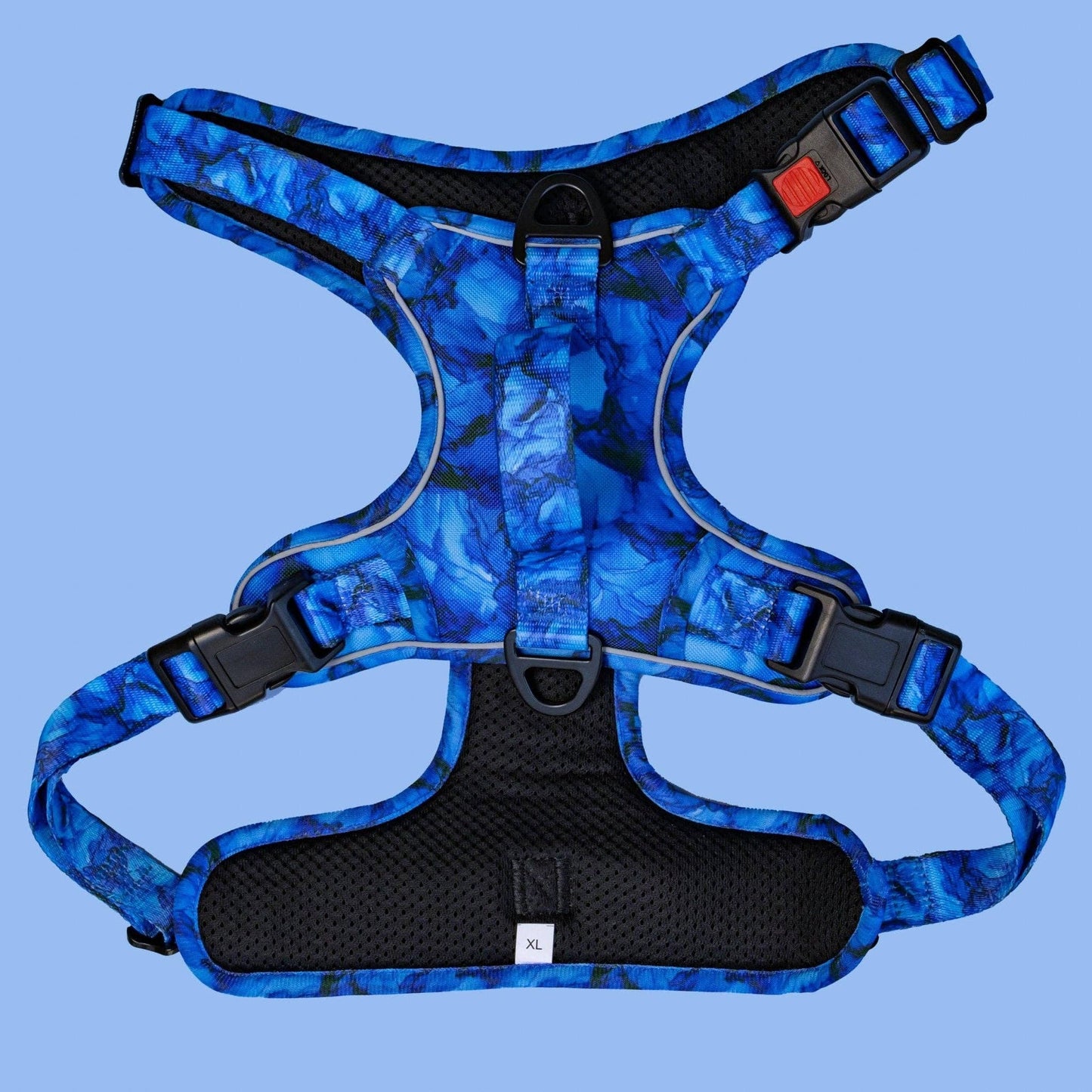 No Pull Dog Harness | Step in | Reflective | Heavy Duty | Easy Reach Handle | Blue Marble