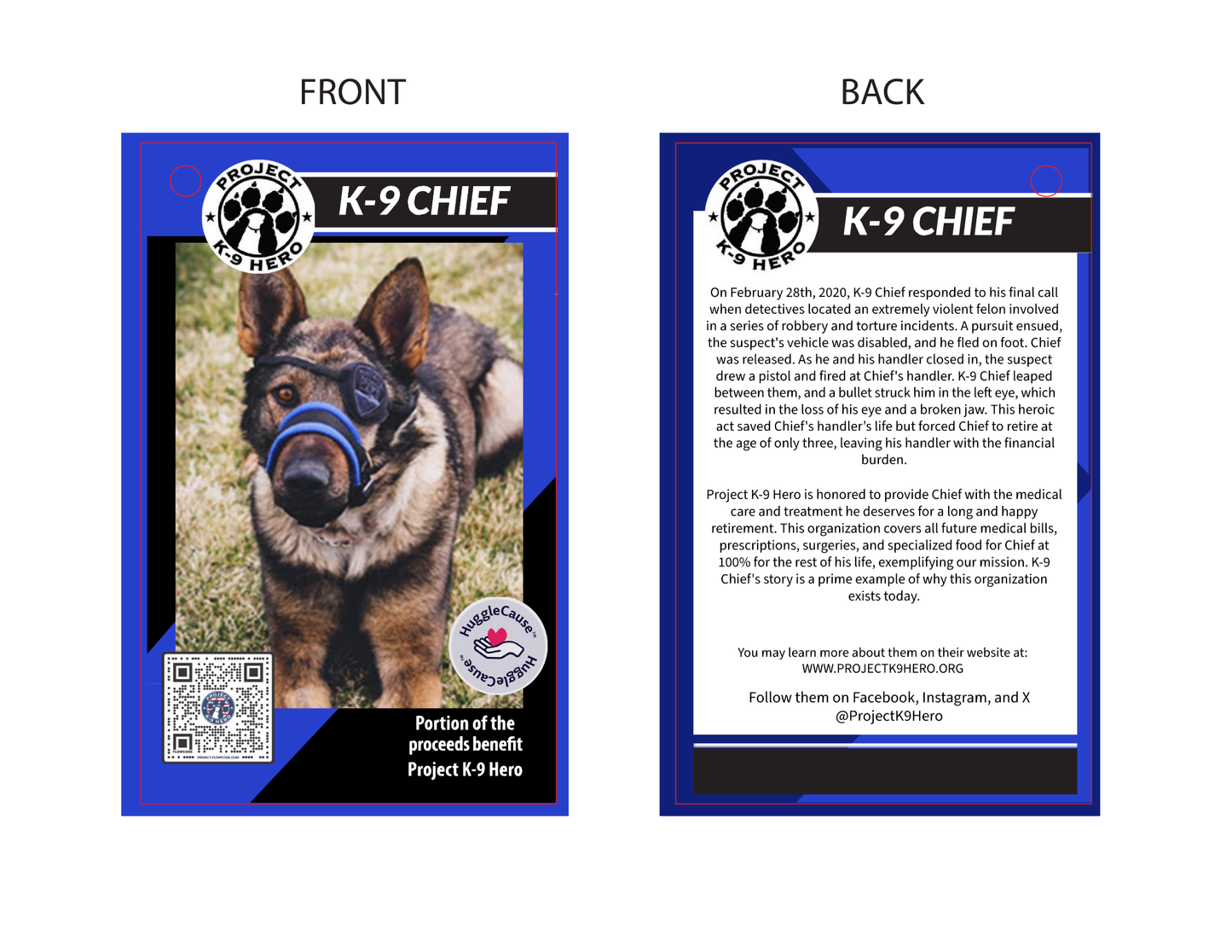 K-9 Hero, Chief Knottie®, Plush Dog Toy