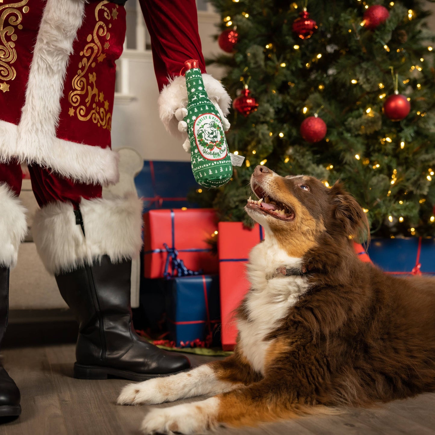 Holiday Cheer Beer Dog Toy
