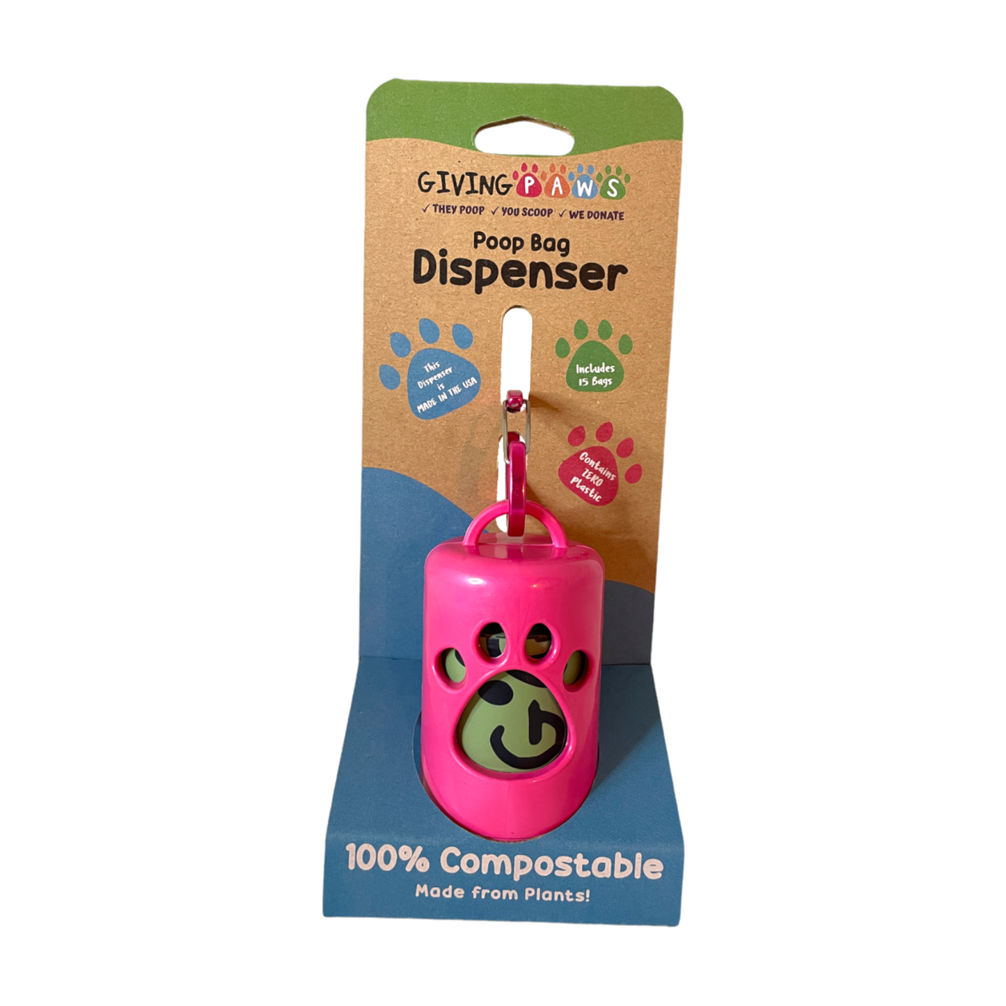 Compostable Poop Bag Dispenser