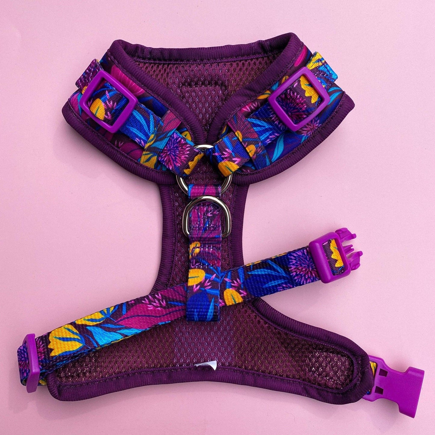 DOG HARNESS -Sapphire Showers, Neck Adjustable Harness